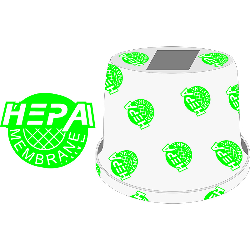 Oklepový filtr HEPA (11") s gravitačním závažím, samočistící. Určený pro centrální vysavače HAYDEN - 50,60,70.